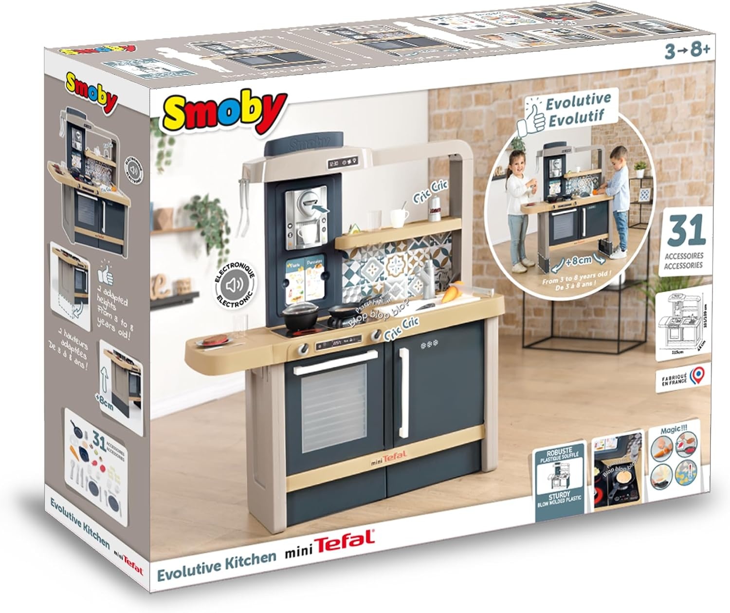 Meegroeibare Kinderkeuken met 31 Accessoires | Nu 35% Korting