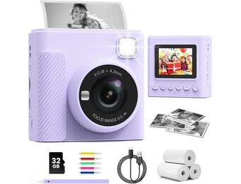 TIATUA Kindercamera Direct Print - 58% Korting!