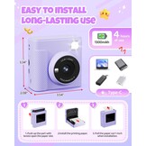 TIATUA Kindercamera Direct Print - 58% Korting!
