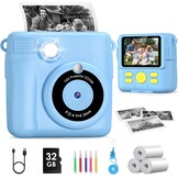 Kinder Instant Camera GREENKINDER 1080P Blauw - 34% Korting