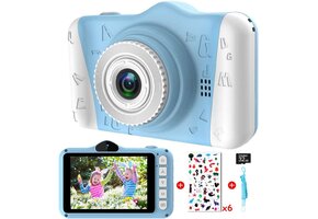 Kinder Digitale Camera met 32GB SD-kaart - 1080P HD & 3.5" Scherm - 40% Korting