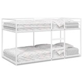 VidaXL Wit Stapelbed 90x200 cm - Ideaal voor Kinderen & Logees (35% Korting)