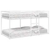 VidaXL Wit Stapelbed 90x200 cm - Ideaal voor Kinderen & Logees (35% Korting)