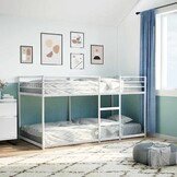 VidaXL Wit Stapelbed 90x200 cm - Ideaal voor Kinderen & Logees (35% Korting)