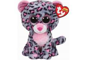 Pluche Luipaard Tasha Beanie Boo met Glitterogen (15 cm) - 39% Korting!