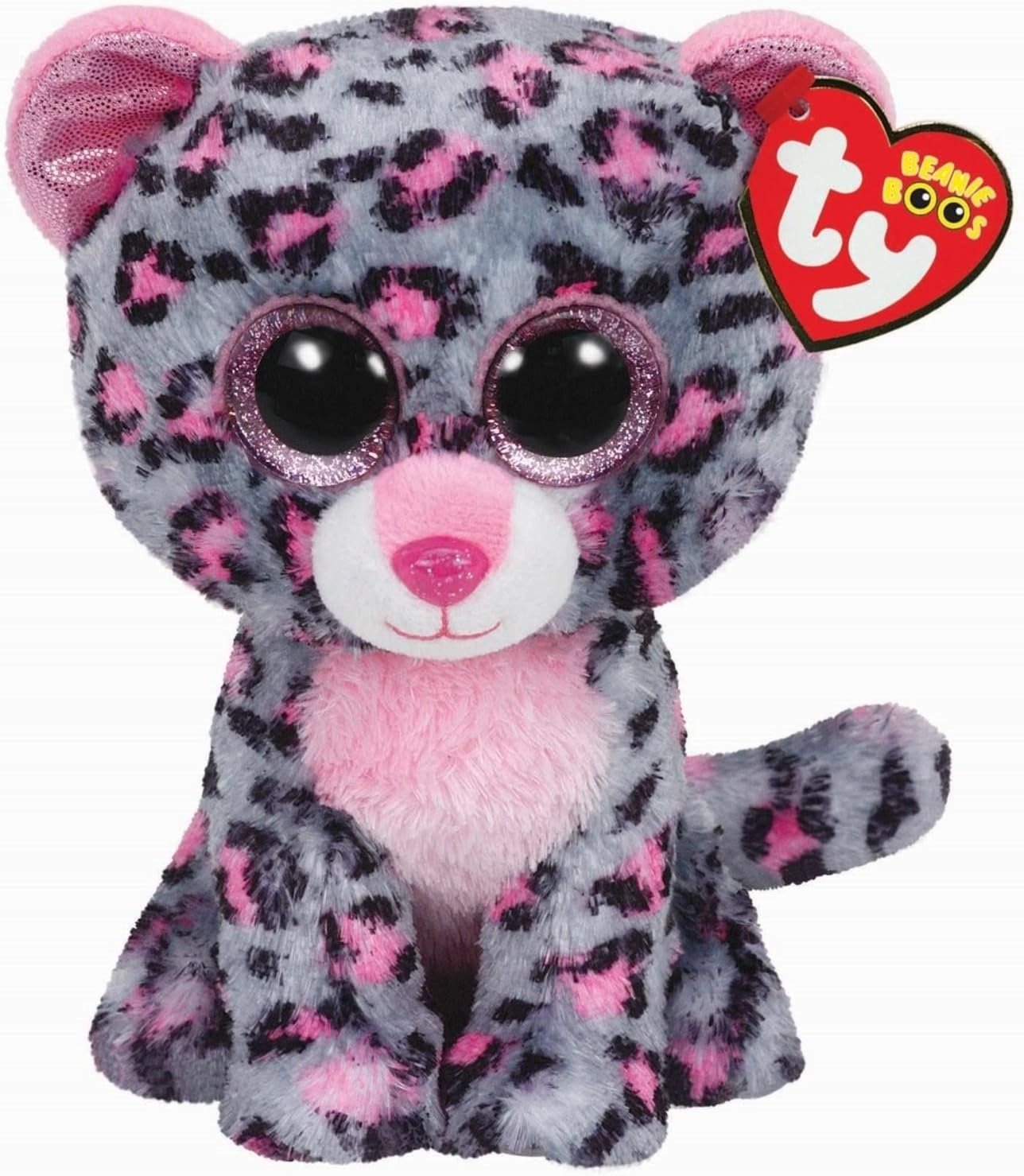 Schattig Pluche Luipaard Tasha 15 cm met Glitterogen - 33% Korting!