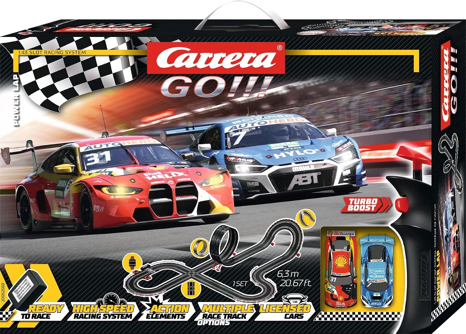 Carrera DTM Racebaan met Loopings & 34% Korting