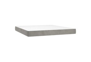 Pocketveringmatras 180x200cm Lichtgrijs - 47% Korting