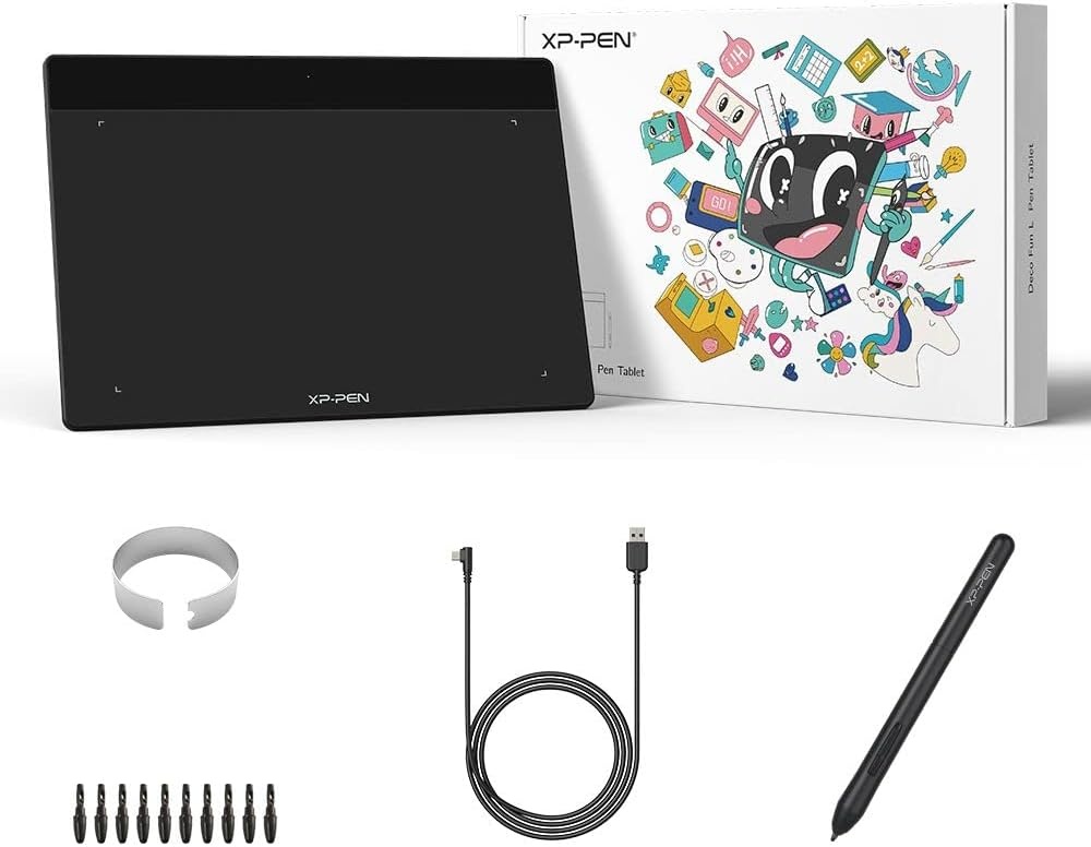 XP-Pen Deco Fun XS Tekentablet Zwart - 58% Korting!