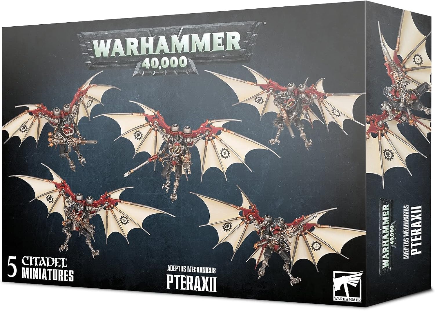 Games Workshop Warhammer 40k - Adeptus Mechanicus Pteraxii Zwart 59-23