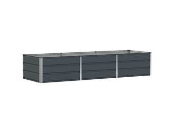 vidaXL Plantenbak Antraciet 240 x 80 x 45 cm Staal