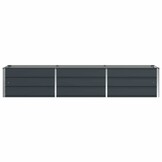 vidaXL Plantenbak Antraciet 240 x 80 x 45 cm Staal
