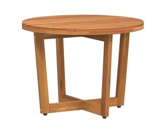 vidaXL Tuinbijzettafel rond Ø55x40 cm massief acaciahout