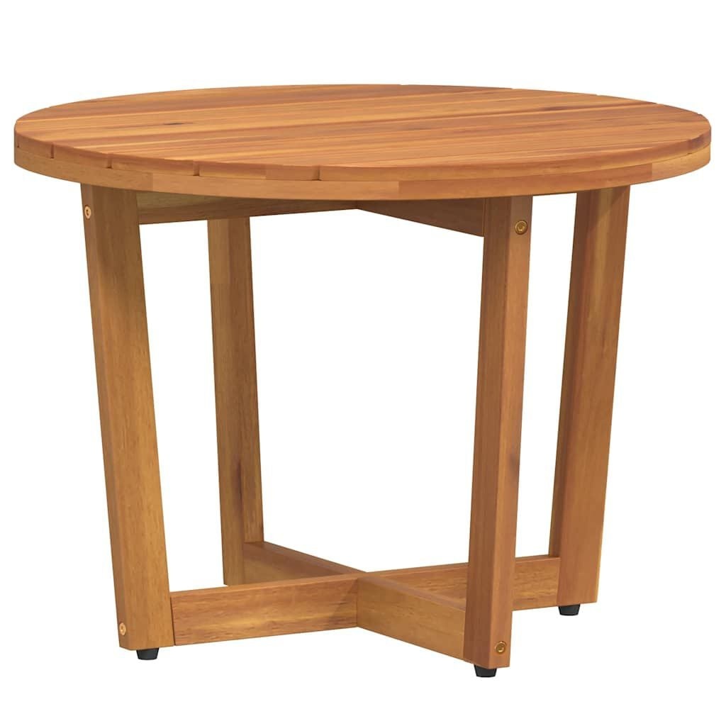 vidaXL Tuinbijzettafel rond Ø55x40 cm massief acaciahout
