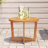 vidaXL Tuinbijzettafel rond Ø55x40 cm massief acaciahout