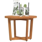 vidaXL Tuinbijzettafel rond Ø55x40 cm massief acaciahout
