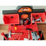 Grote Kinder Werkbank met 52 Accessoires & Bankschroef - Rood/Zwart (34% Korting)