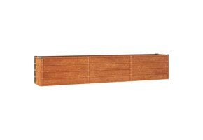 Verhoogde Plantenbak van Cortenstaal (240x40x45 cm) - 34% Korting