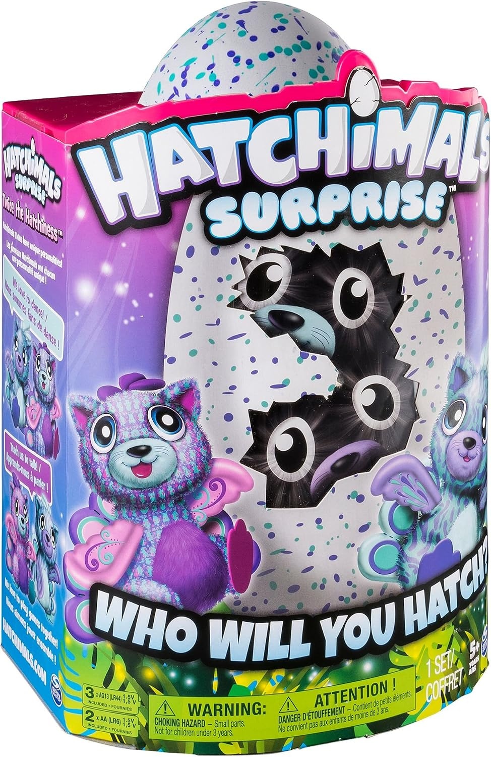 Hatchimals Peacats Tweelingen Speelfiguur, Interactief, Meerkleurig, -59%