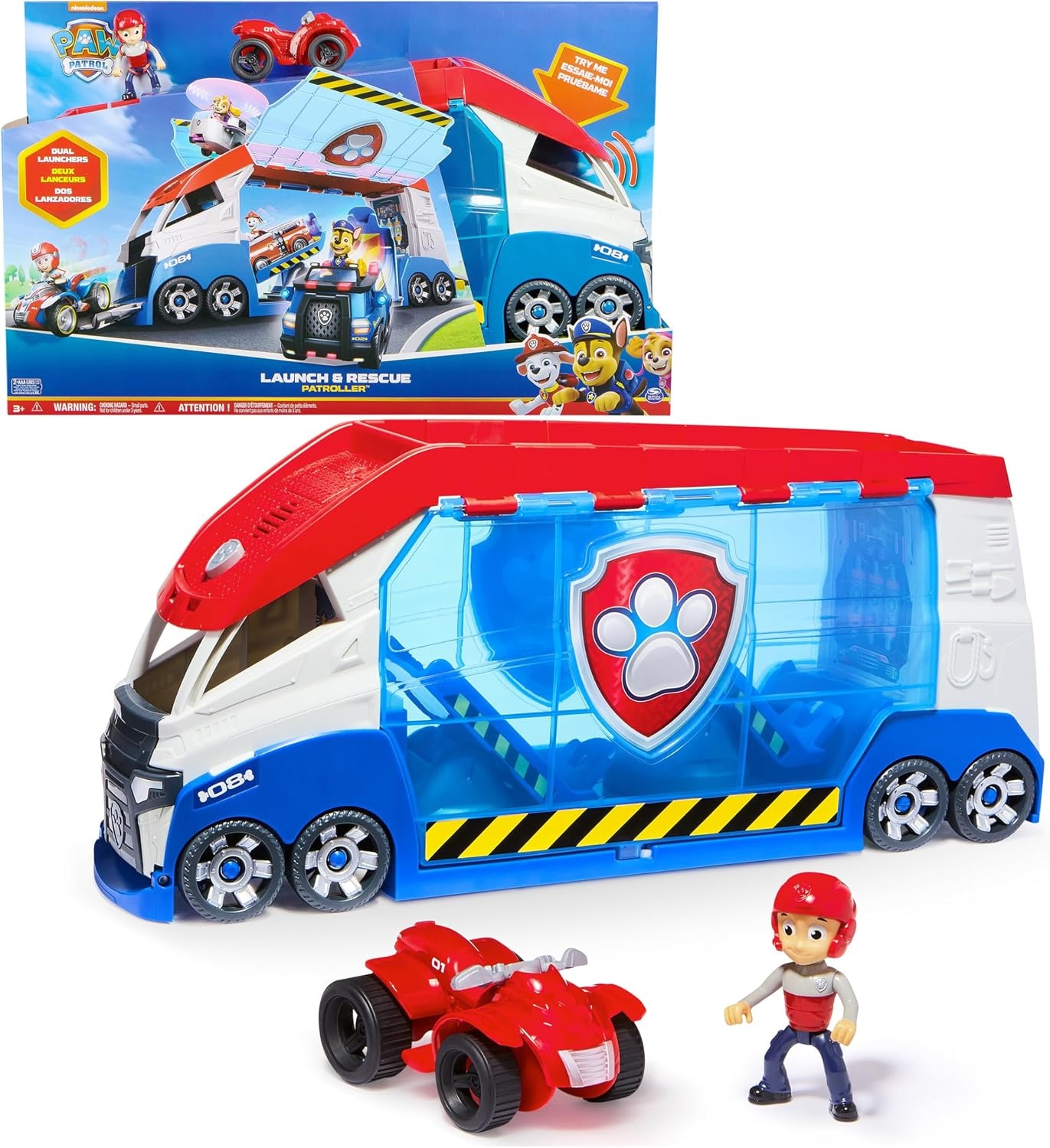 PAW Patroller Transformerend met Ryder & ATV - 34% Korting