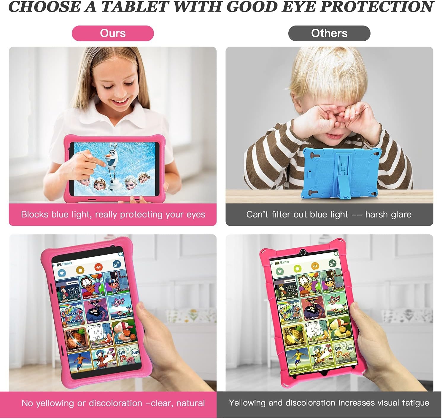 Kinder Tablet 8" FHD met Android 10, 59% Korting