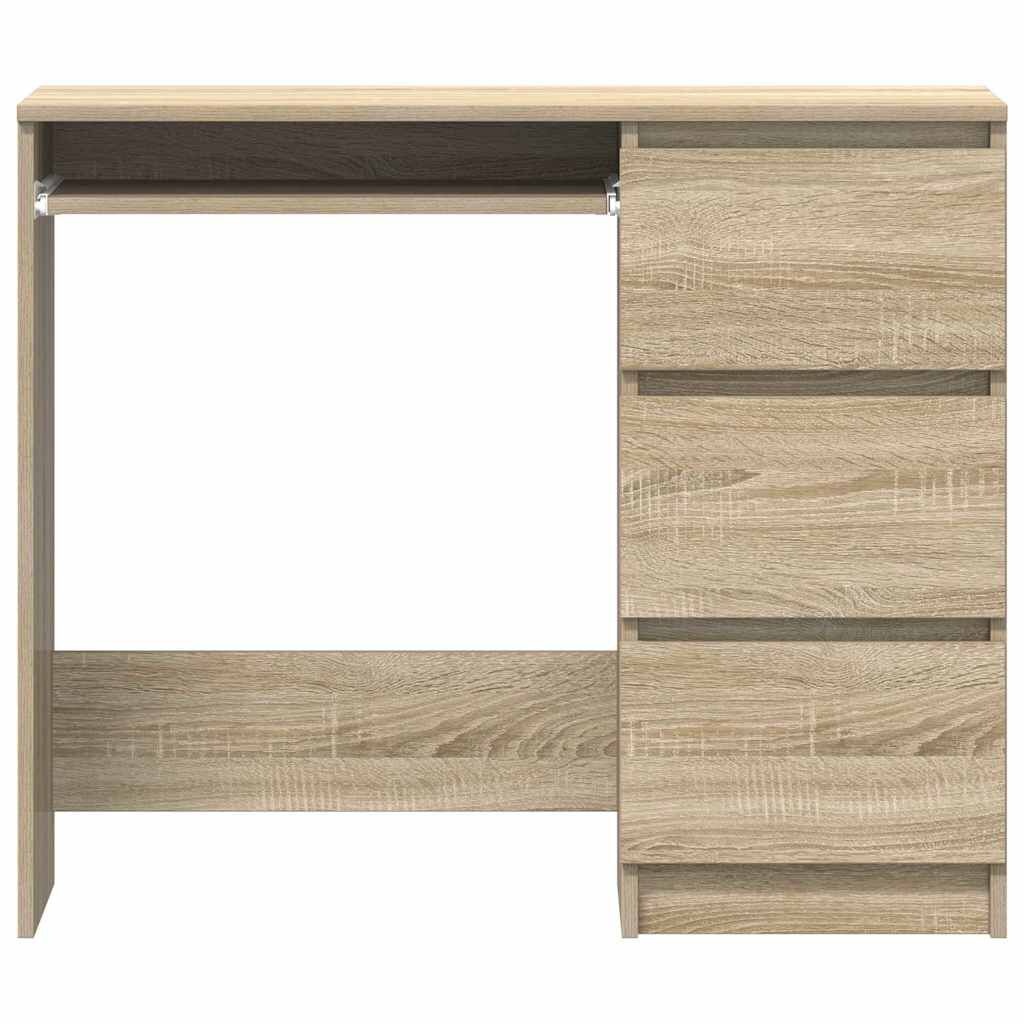 Bureau 90x45x76 cm Sonoma Eikenhout - 34% Korting