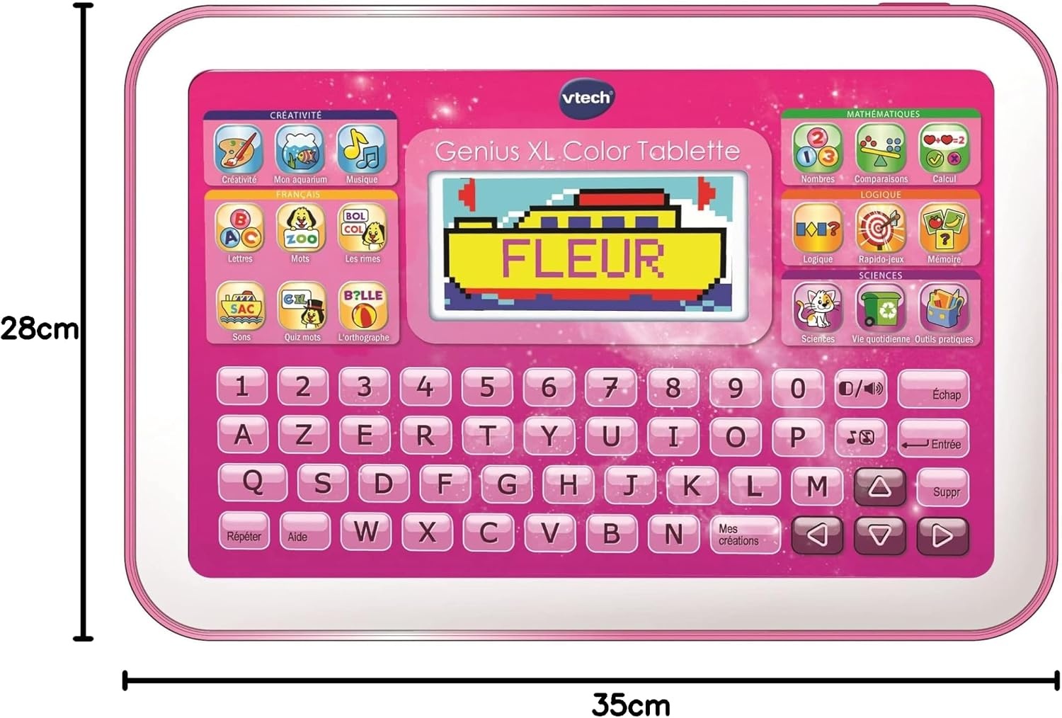 Vtech Leercomputer Genius XL Roze - 33% Korting