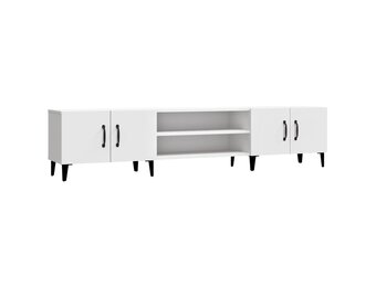 VidaXL TV-meubel Wit 180 cm: Stijlvol & Praktisch met 35% Korting
