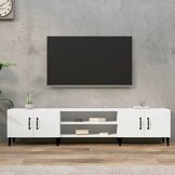 VidaXL TV-meubel Wit 180 cm: Stijlvol & Praktisch met 35% Korting