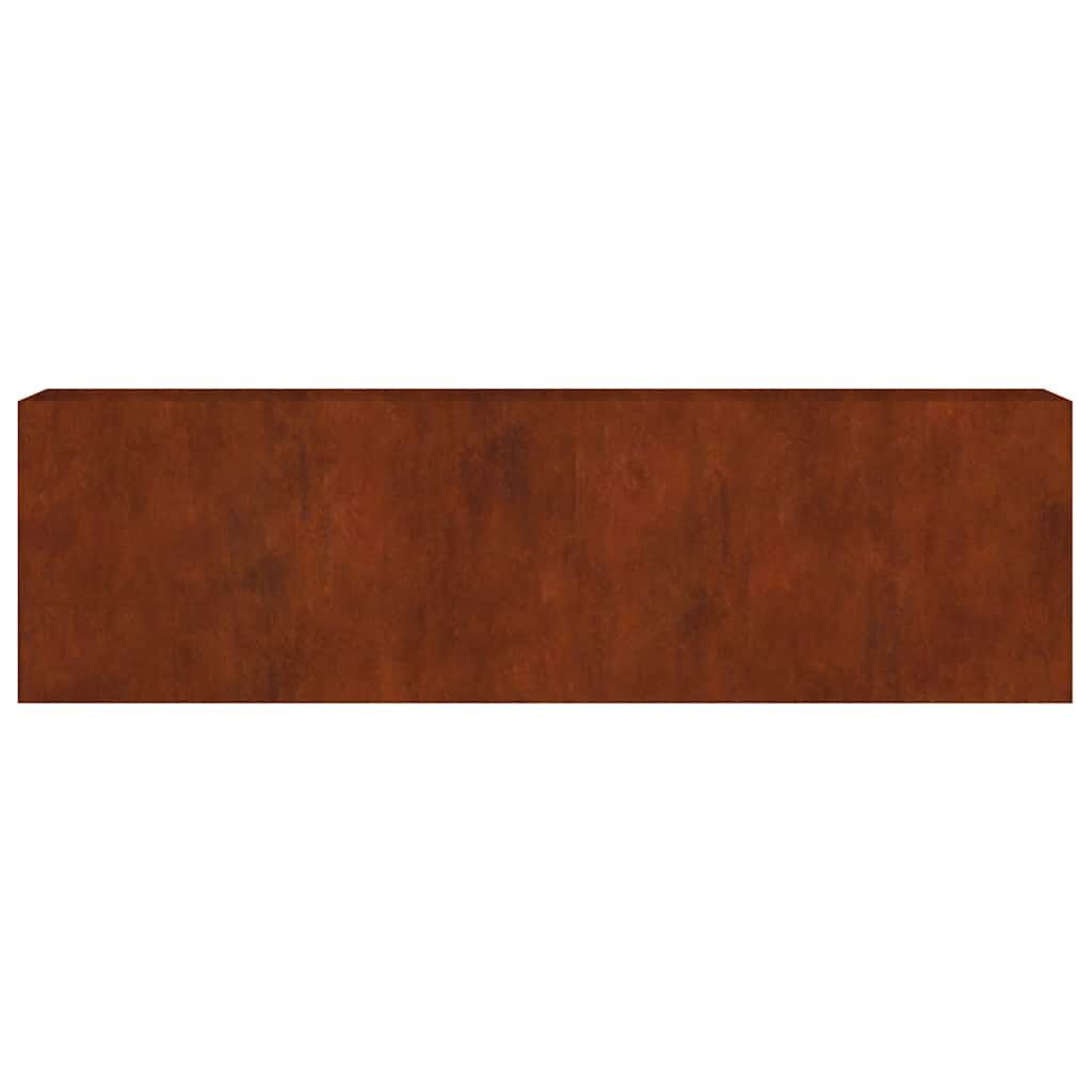 Verhoogde Plantenbak Cortenstaal 280x40x80 cm - 35% Korting!