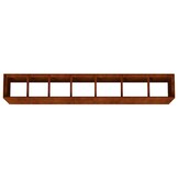 Verhoogde Plantenbak Cortenstaal 280x40x80 cm - 35% Korting!