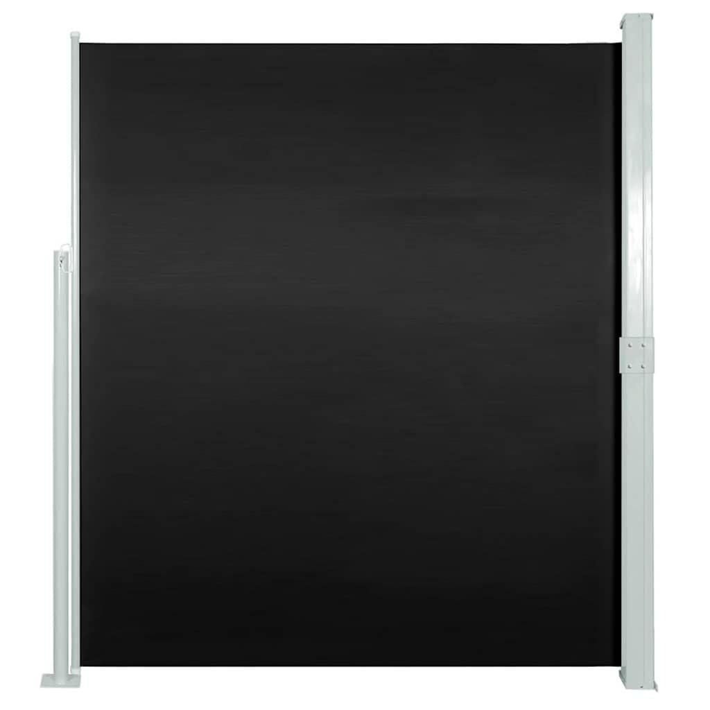 Uittrekbaar Wind-/Zonnescherm 160x300cm Zwart - 34% Korting