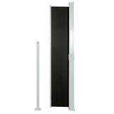 Uittrekbaar Wind-/Zonnescherm 160x300cm Zwart - 34% Korting
