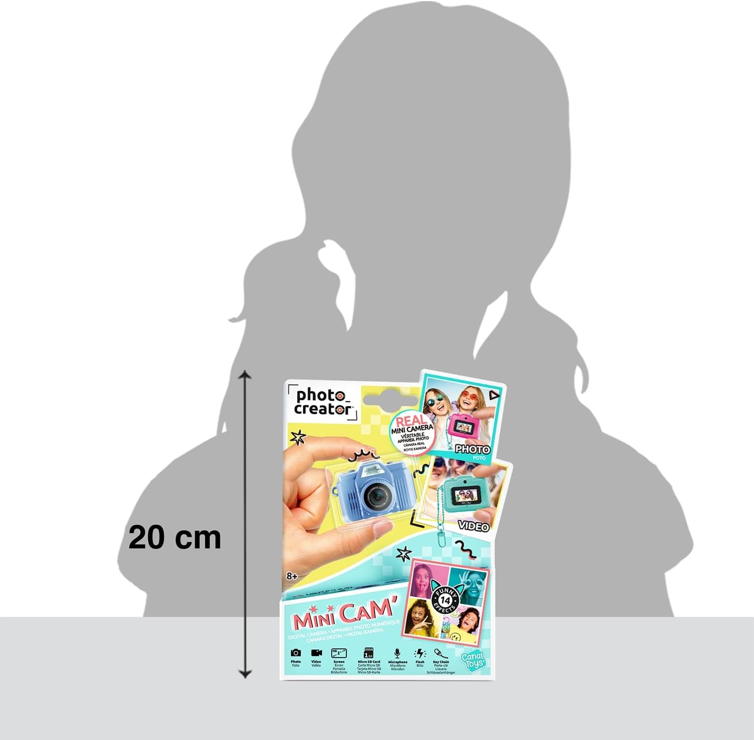 Canal Toys Mini Cam Digitale Camera & Video - Retro met Korting!