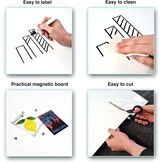 Magnetisch Whiteboard Folie Wit 100x50 cm - Nu 28% Korting!