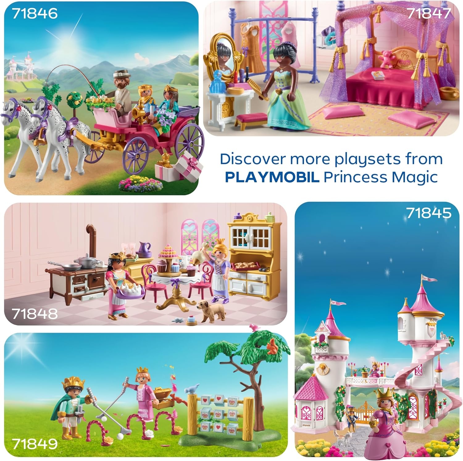 PLAYMOBIL Prinsessenkasteel met Koningspaar (4+ jaar) - 35% Korting!