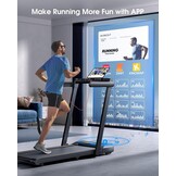TOPUTURE Loopband 16km/u - Indoor Fitness & Thuiskantoor