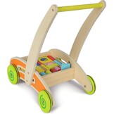 Eichhorn Houten Loopwagen met 35 Blokken, -33% Korting!