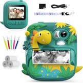 Dino Instant Print Camera voor Kinderen - Groen - 34% Korting