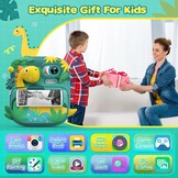 Dino Instant Print Camera voor Kinderen - Groen - 34% Korting