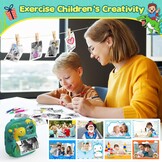 Dino Instant Print Camera voor Kinderen - Groen - 34% Korting