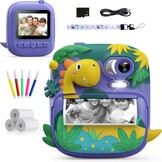 Dino Instant Print Camera voor Kinderen - Groen - 34% Korting