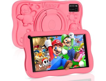 SUMTAB Kinder Tablet 7" Android Roze - 34% Korting