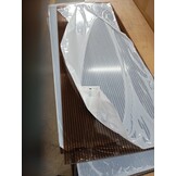 Deurluifel Polycarbonaat Zwart 152,5x90 cm - 53% Korting