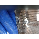Deurluifel Polycarbonaat Zwart 152,5x90 cm - 53% Korting