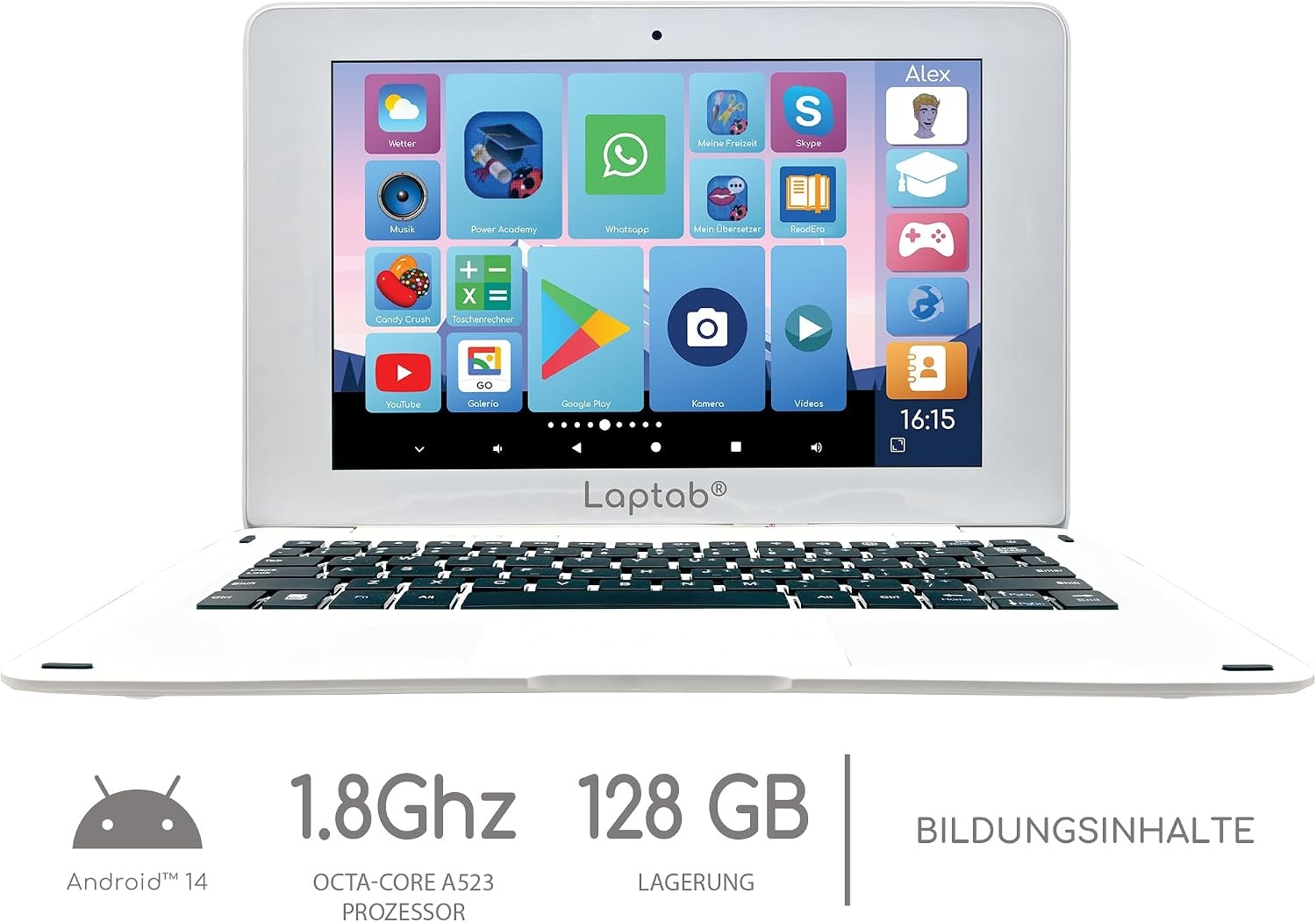 Lexibook Laptab 10" Touchscreen Laptop - 35% Korting!