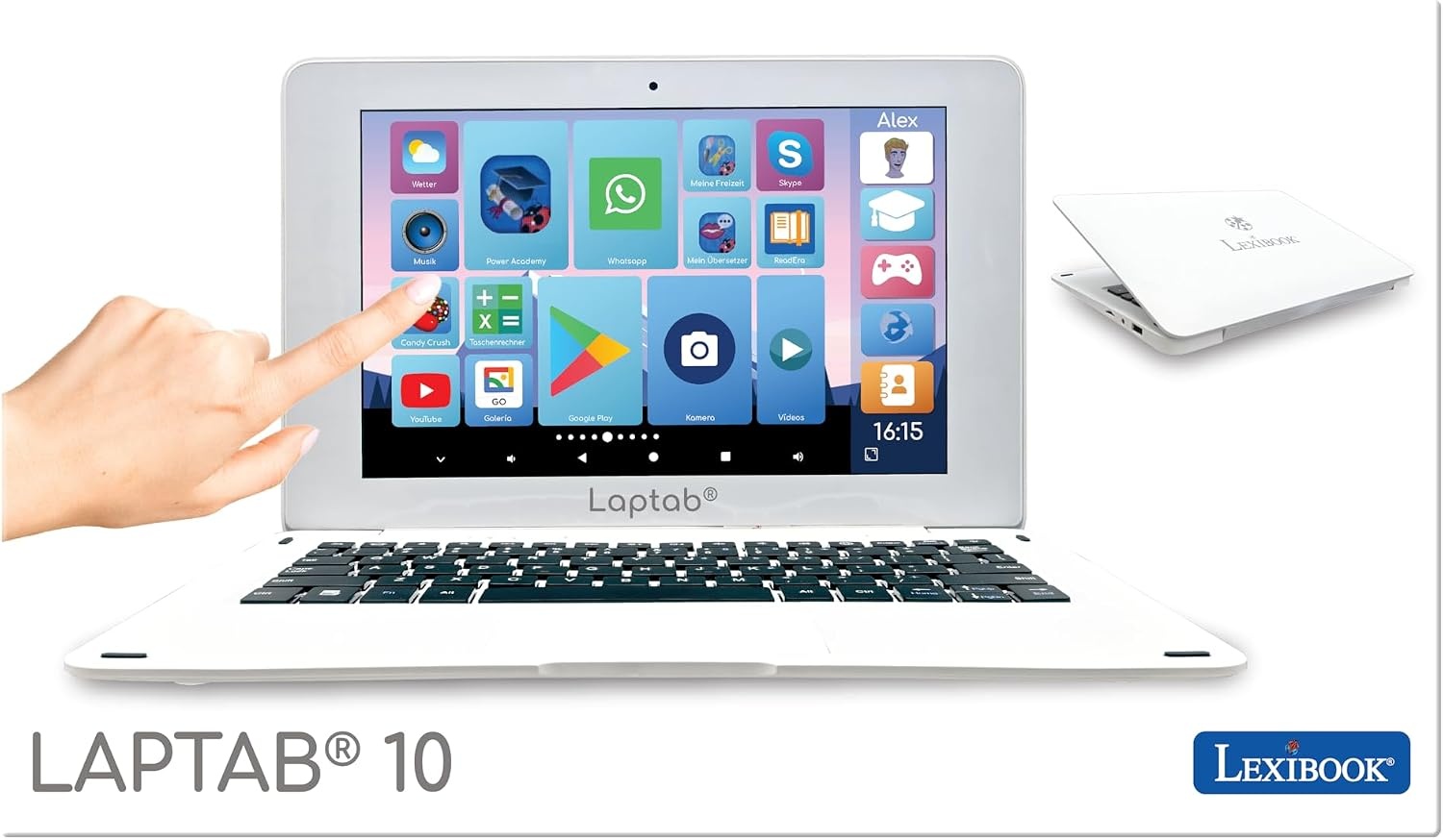 Lexibook Laptab 10" Touchscreen Laptop - 35% Korting!