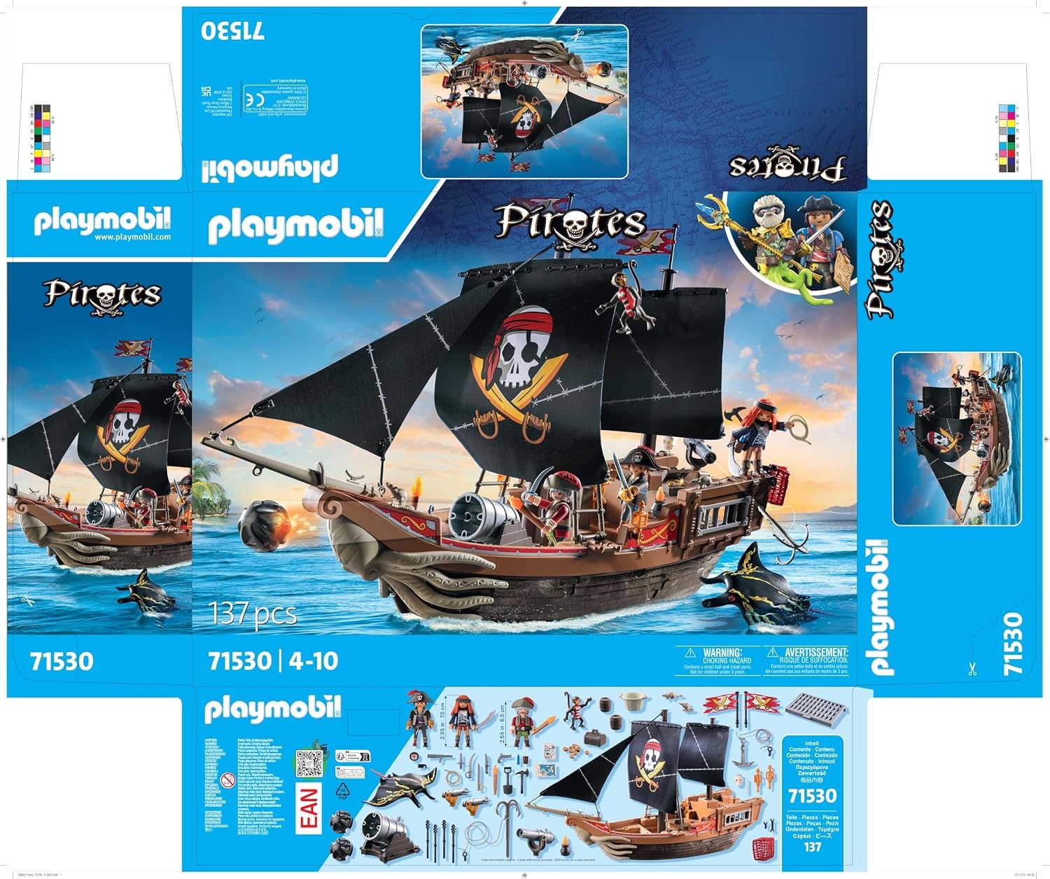 PLAYMOBIL Groot Piratenschip - 34% Korting