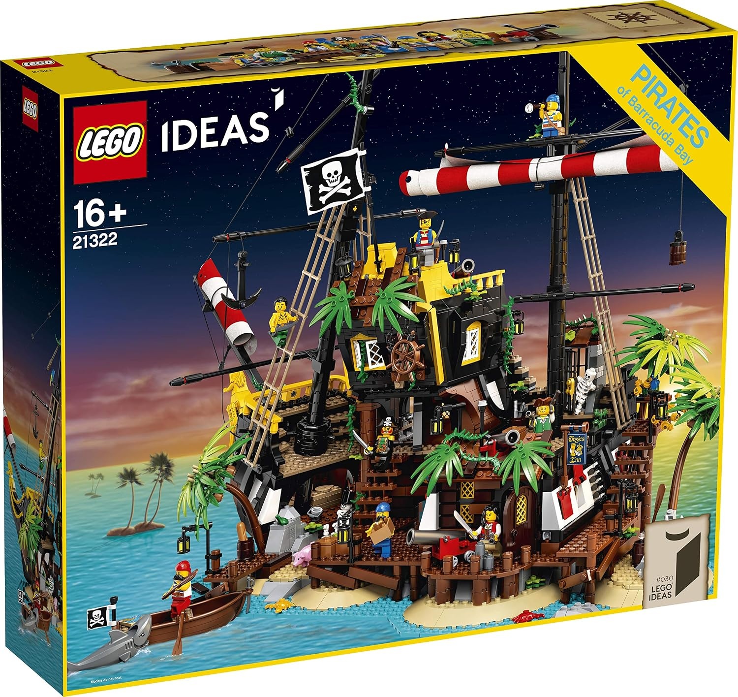 LEGO Ideas Piraten van Barracuda Bay (21322) - 2545 Delen | 35% Korting