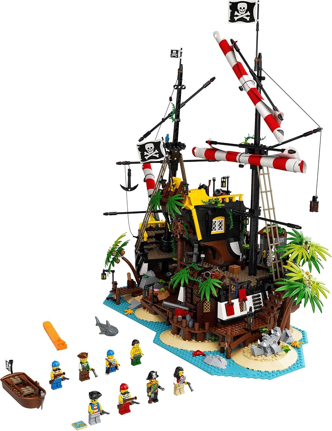 LEGO Ideas Piraten van Barracuda Bay (21322) - 2545 Delen | 35% Korting